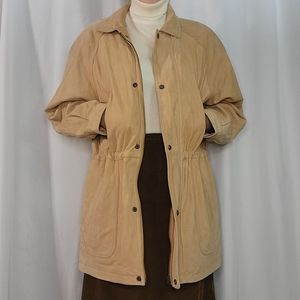 Y2k Talbots Soft & Supple Satin Lined Leather Jacket, large